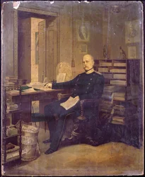 Otto von Bismarck dans son étude